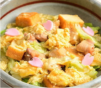 春の食彩ビュッフェ～目覚め～、料理