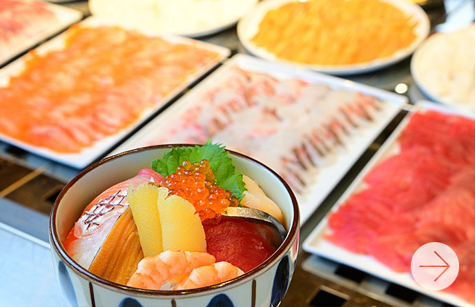 食事、バイキング